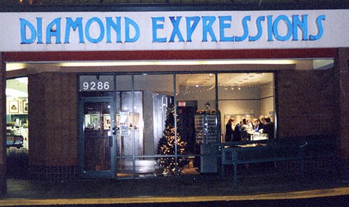 Front sign of Diamond Expressions